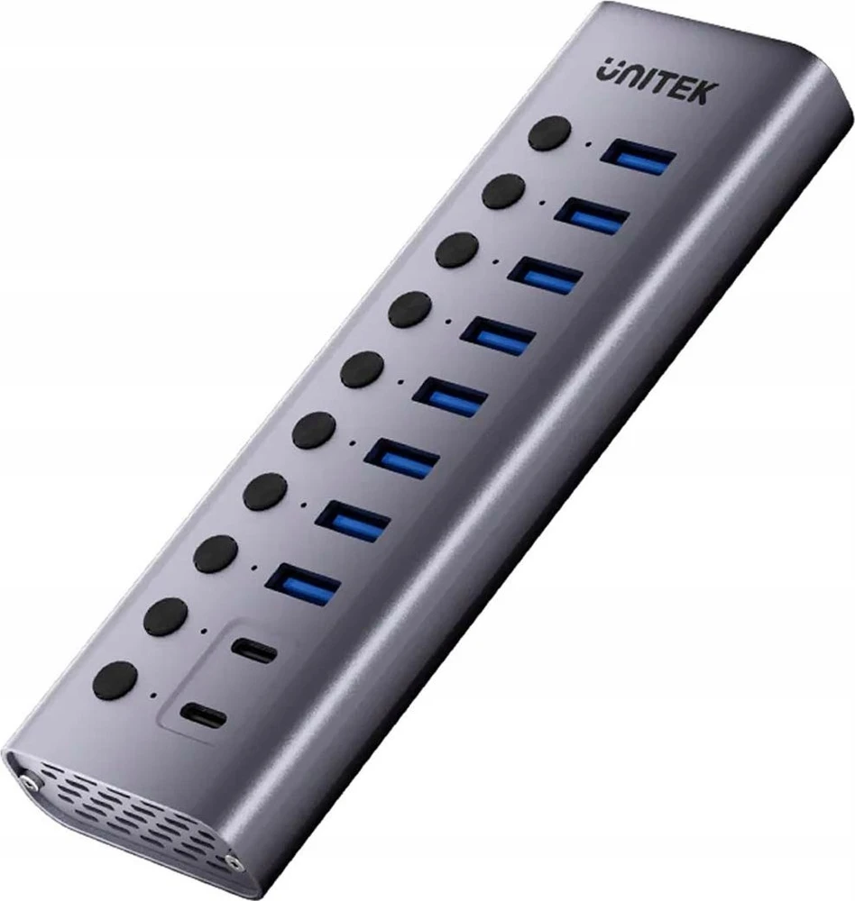 Unitek Hub USB C/USB A 10in1 5Gbps su prievadų jungikliais