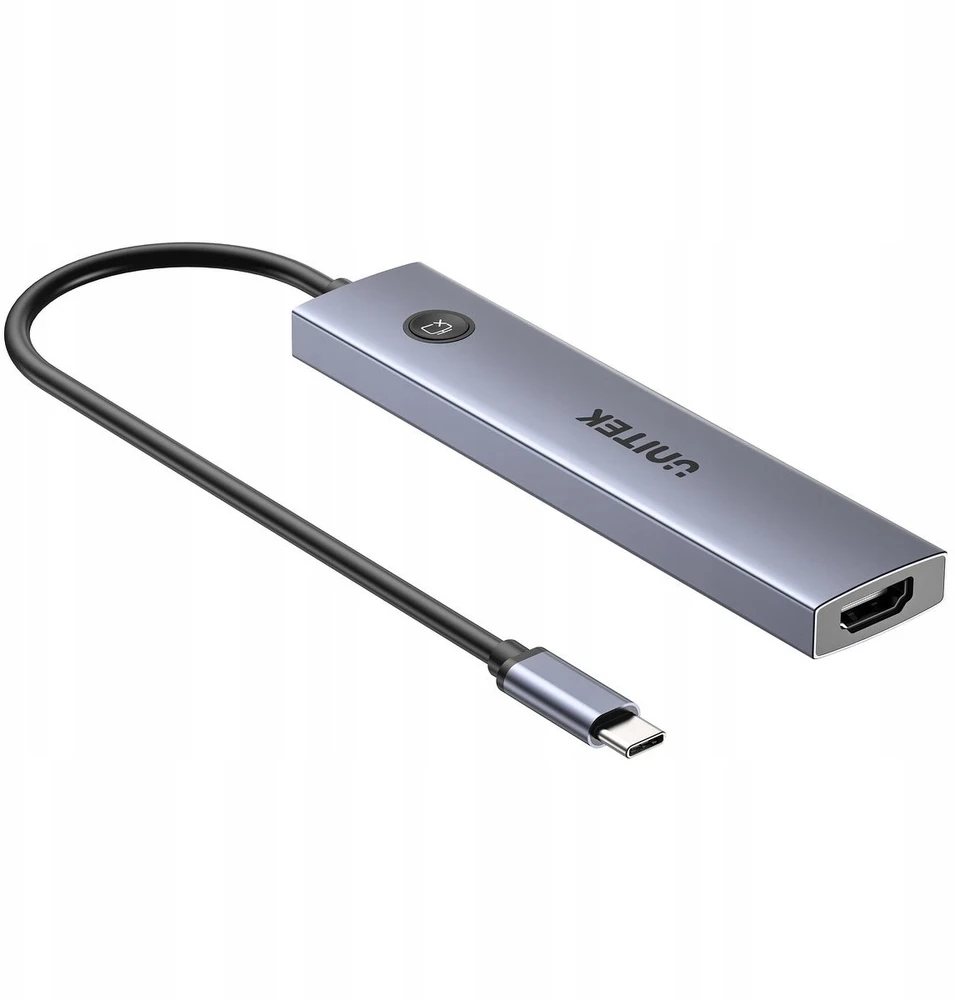 UNITEK USB-C 7-in-1 PD 100W HDMI 2.0 HUB WITH ON/OFF SWITCH