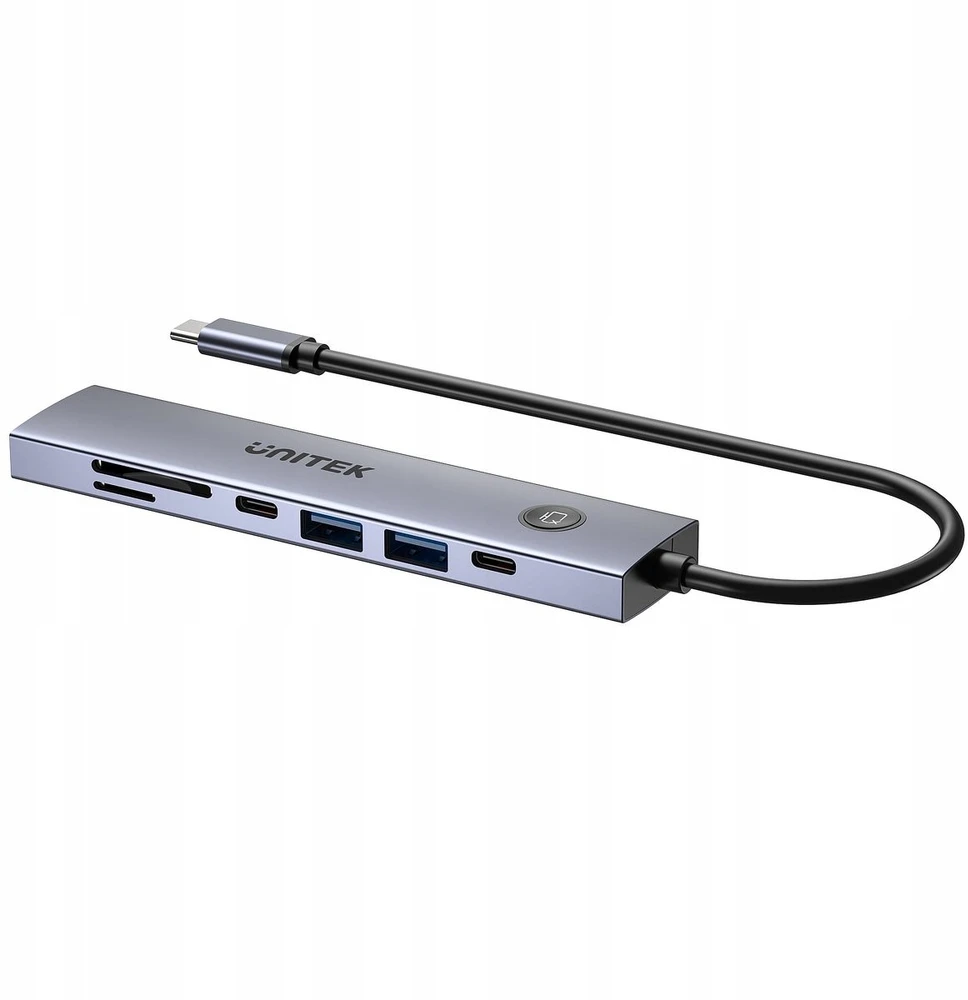 UNITEK USB-C 7-in-1 PD 100W HDMI 2.0 HUB WITH ON/OFF SWITCH