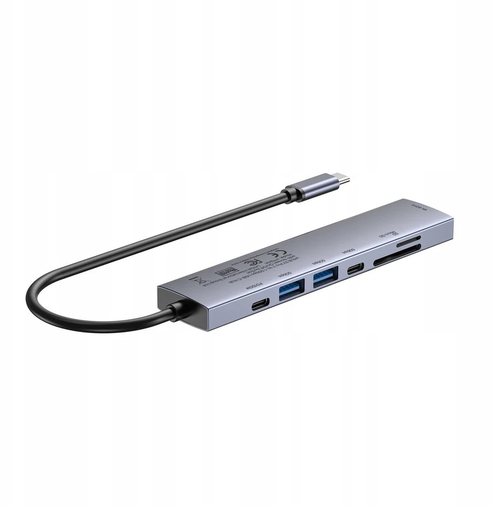 UNITEK USB-C 7-in-1 PD 100W HDMI 2.0 HUB WITH ON/OFF SWITCH