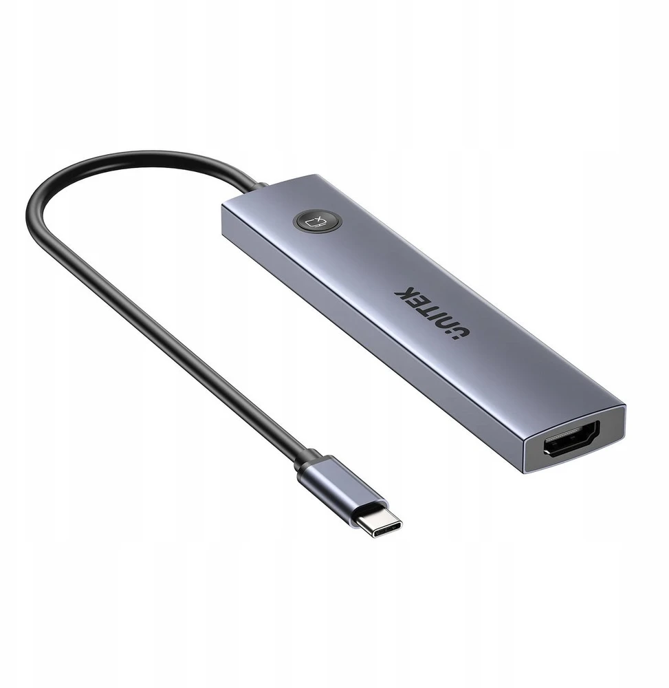 UNITEK USB-C 7-in-1 PD 100W HDMI 2.0 HUB WITH ON/OFF SWITCH