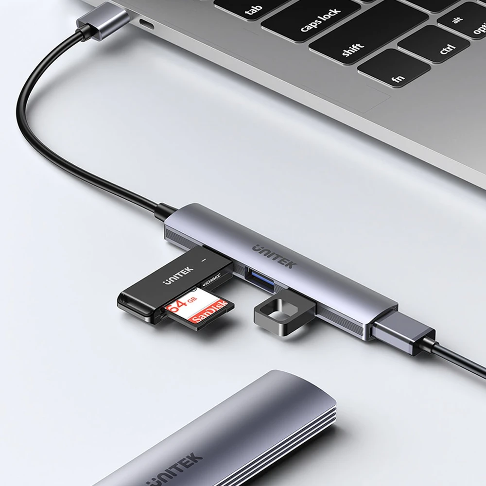 HUB Unitek H1208A USB-A / 3x USB-A 2.0, USB-A 3.0