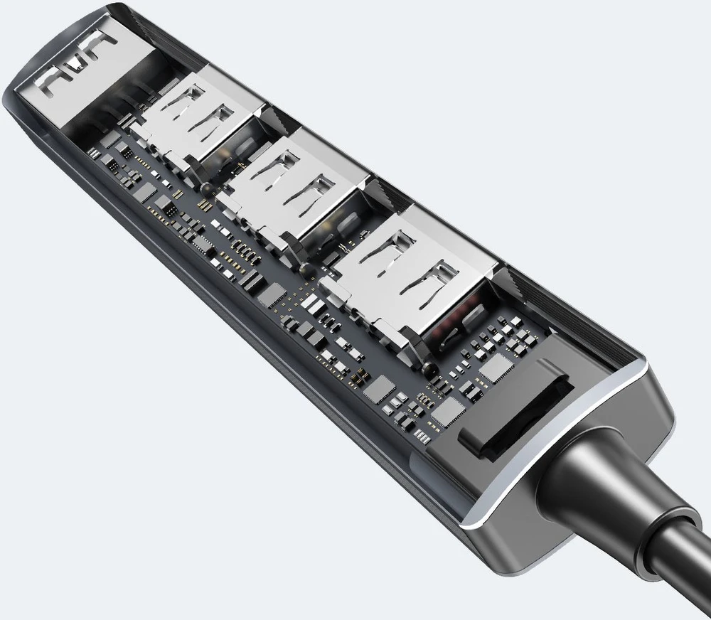 HUB Unitek H1208A USB-A / 3x USB-A 2.0, USB-A 3.0