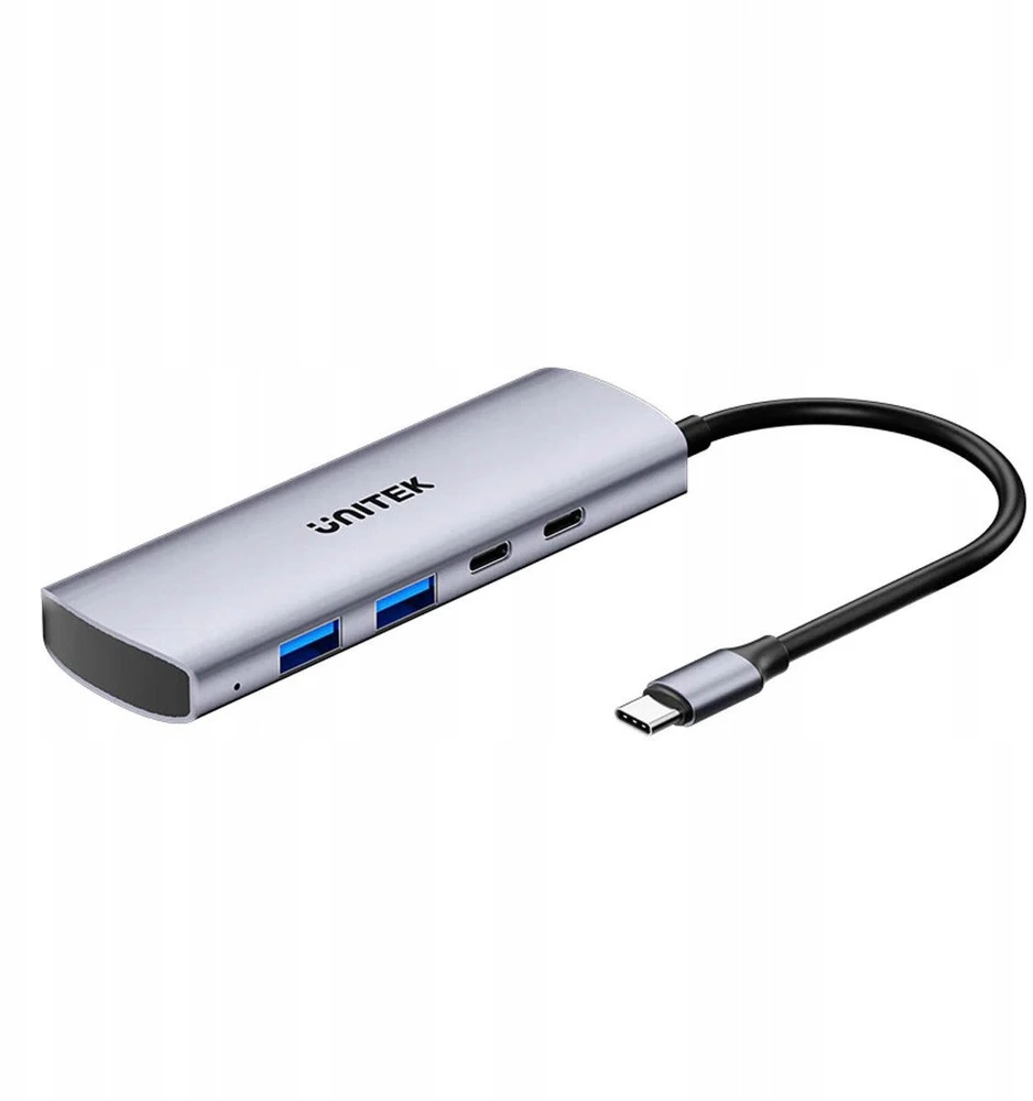 Unitek šakotuvas 4w1 USB-C 10 Gbps, 2x USB-A ir 2x USB-C H1112DGY01