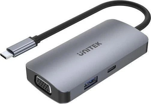 UNITEK Hub USB-C 1xUSB 3.1 Gen1 VGA 