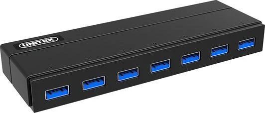 USB Adapteris - Unitek 7x USB 3.2 Gen 1 (3.1 Gen 1) Type-A
