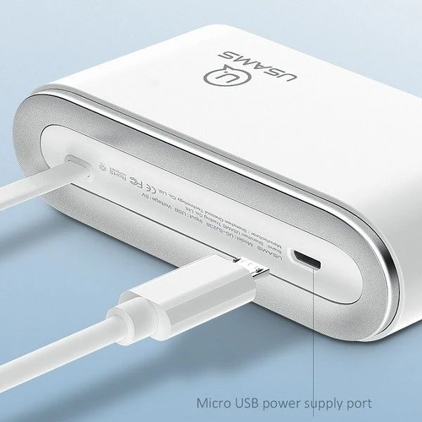 USAMS ADAPTER HUB 4XUSB 2.0 Baltas