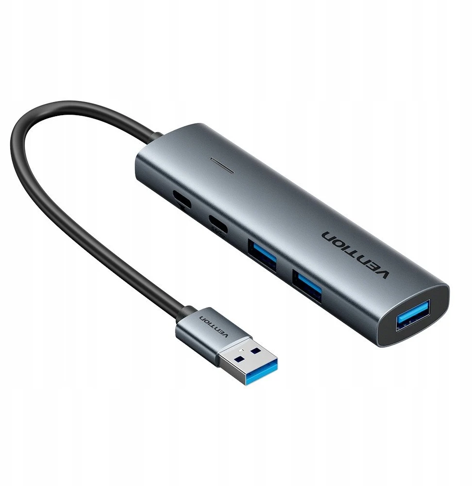 5v1 USB šakotuvas su AVention 0.15m