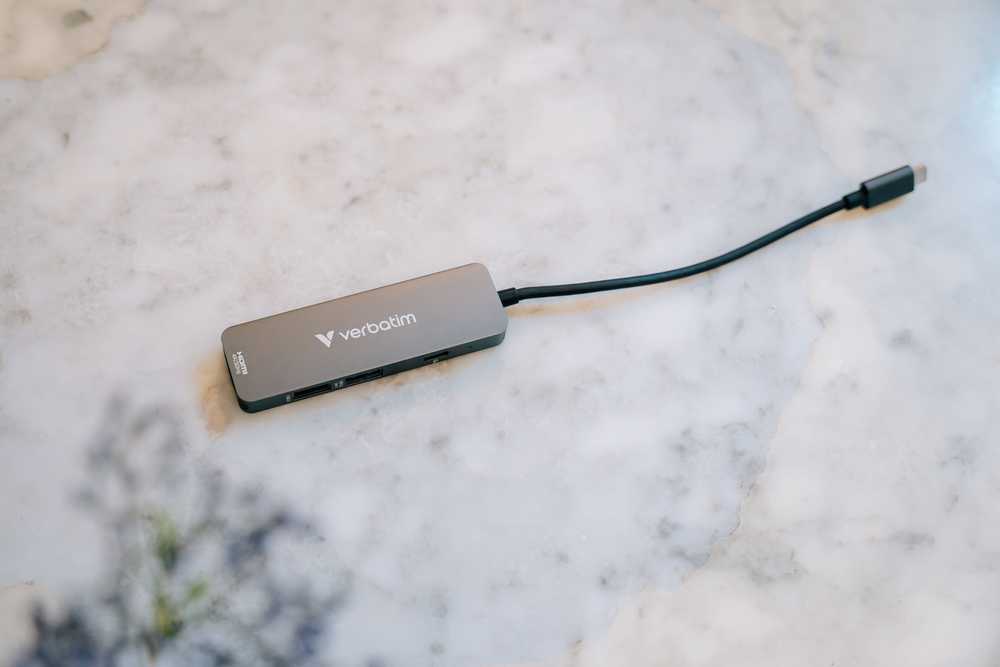 USB Hub Verbatim USB-C/HDMI/USB-A 3.2/USB-A 2.0 aliuminio korpusas 32155