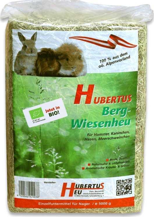 Hubertus prabangus šienas triušiams 5000 g (HU-5000-21)