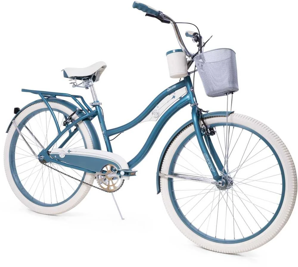 Huffy Deluxe Cruiser smaragdo spalvos dviratis