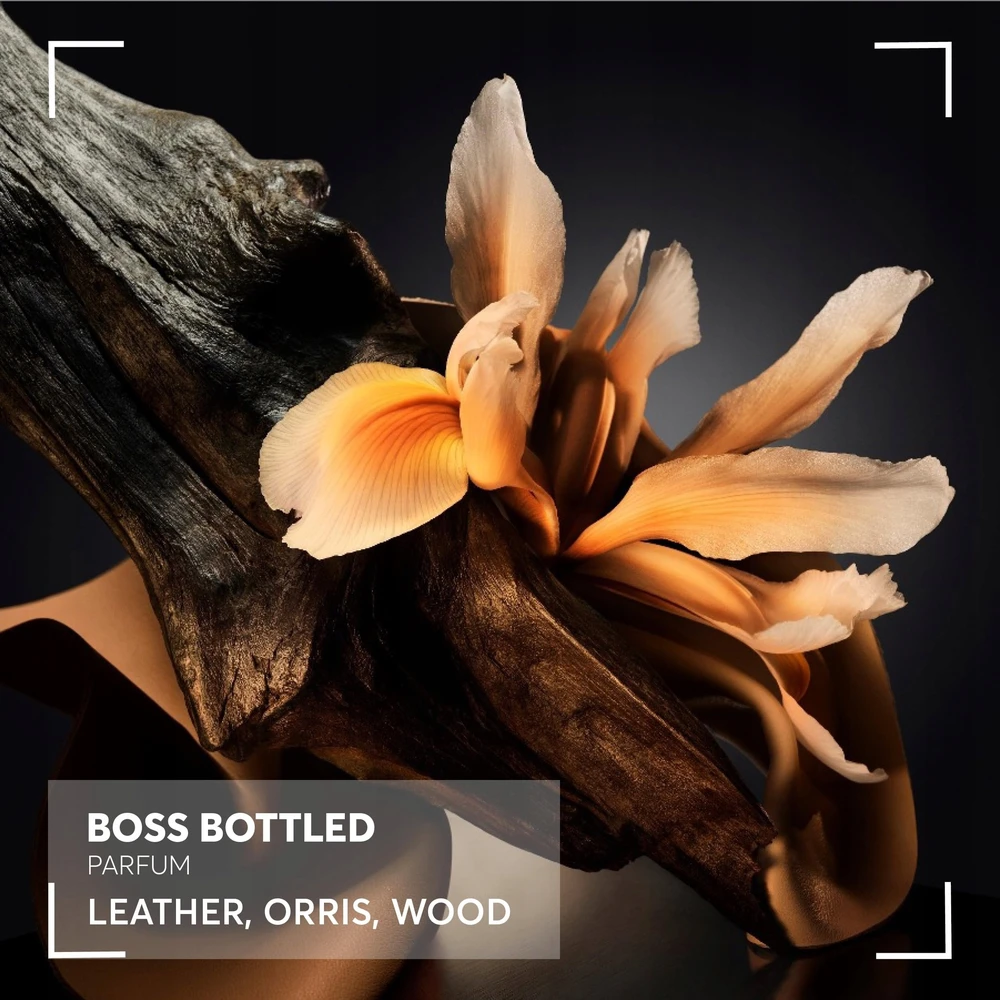 Hugo Boss BOSS Bottled Parfum Giftset rinkinys vyrams (PP kvepalai, 100 ml + PP kvepalai, 10 ml + dušo želė, 100 ml)