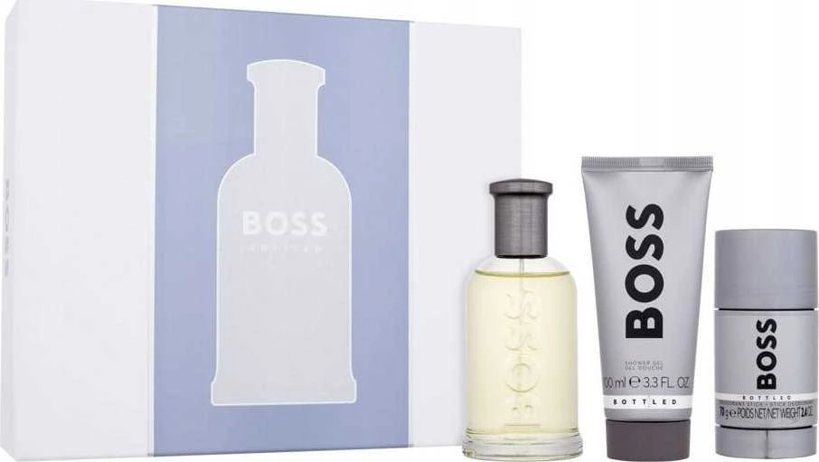 Hugo Boss BOSS Bottled rinkinys vyrams (EDT, 100 ml + dušo želė, 100 ml + dezodorantas, 75 ml)