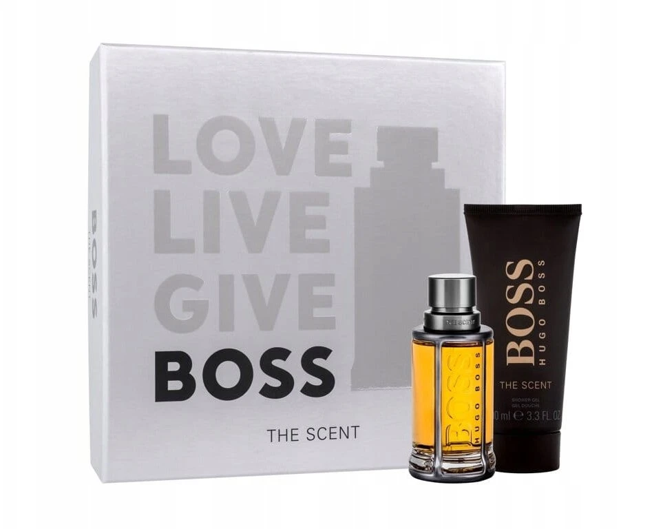 Hugo Boss The Scent rinkinys vyrams (kvepalai EDT, 50 ml + dušo želė 100 ml)
