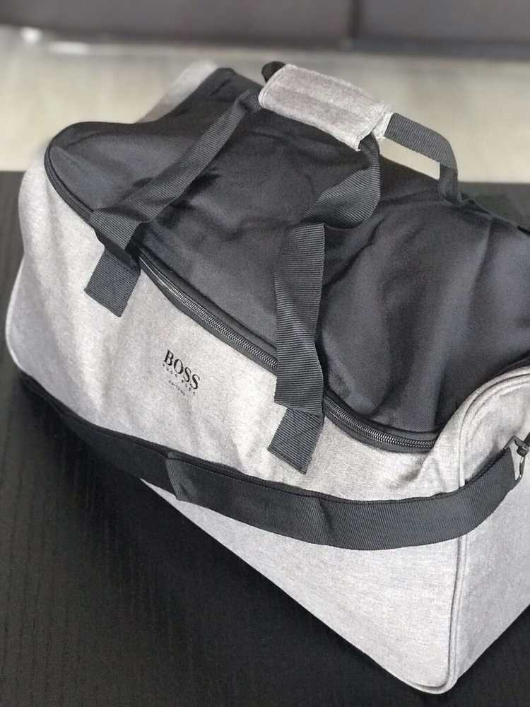 Hugo Boss, Hugo Boss, Poliesteris, Tekstilės maišelis, Sporto salė, Pilka, Vyrams