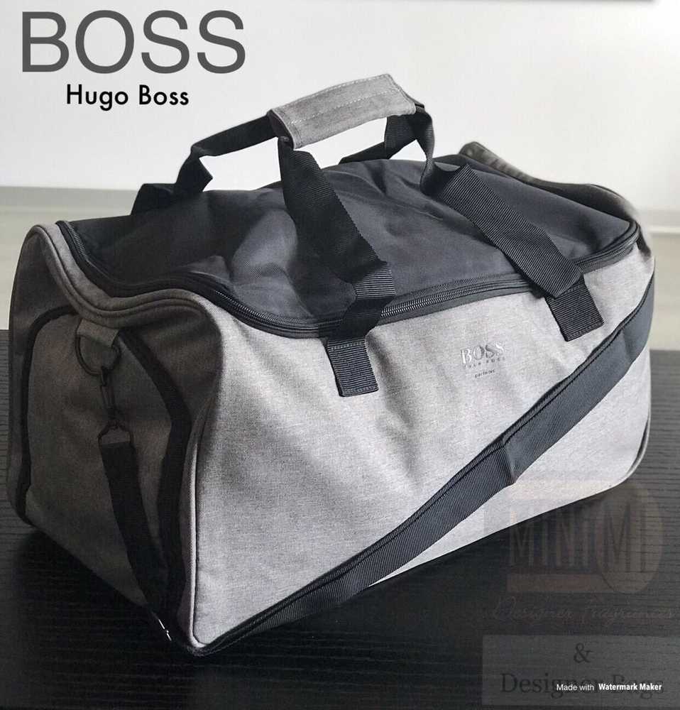 Hugo Boss, Hugo Boss, Poliesteris, Tekstilės maišelis, Sporto salė, Pilka, Vyrams