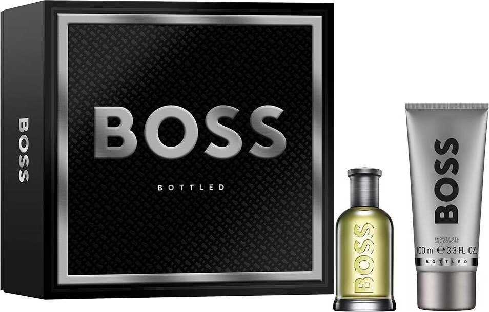 HUGO BOSS Boss Bottled EDT tualetinis vanduo rinkinys vyrams, 50 ml