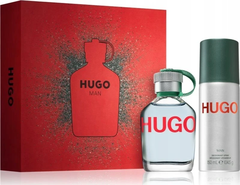 Hugo Boss Hugo Man rinkinys vyrams (kvepalai EDT, 75 ml + dezodorantas, 150 ml)