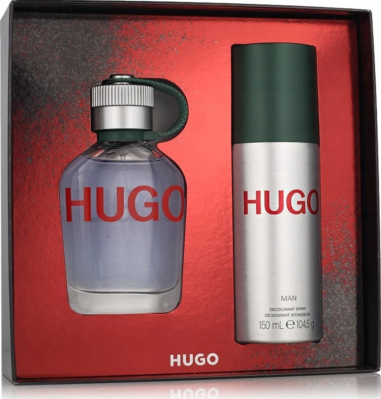 Hugo Boss Hugo Man rinkinys vyrams (kvepalai EDT, 75 ml + dezodorantas, 150 ml)
