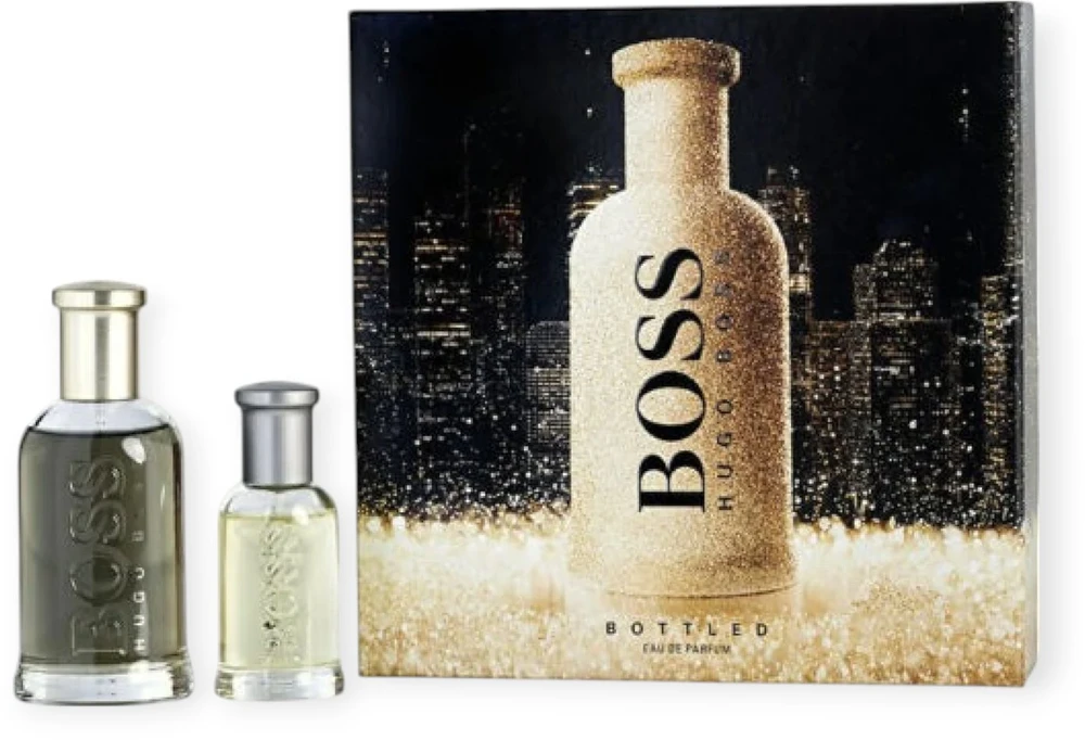 Rinkinys „Hugo Boss“: „Boss Bottled“ vyriškas kvepalas „Eau De Parfum“, 100 ml + „Boss Bottled“ vyriškas tualetinis vanduo, 30 ml
