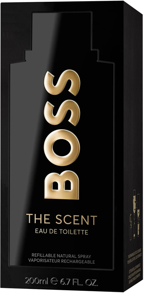 Hugo Boss Boss The Scent EDT Purškiklis, 200 ml Recargabl