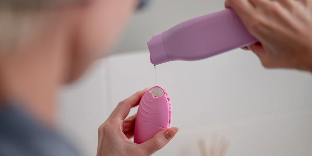 Elektrinis Veido Šepetėlis Humanas Aura Foam Sonic (Rožinis)