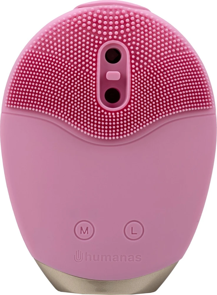 Elektrinis Veido Šepetėlis Humanas Aura Foam Sonic (Rožinis)