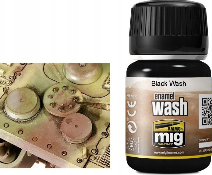 AMMO by MIG Jimenez AMMO by MIG Juodas Wash sendinimo skystis modeliams 35 ml (A.MIG-1011)