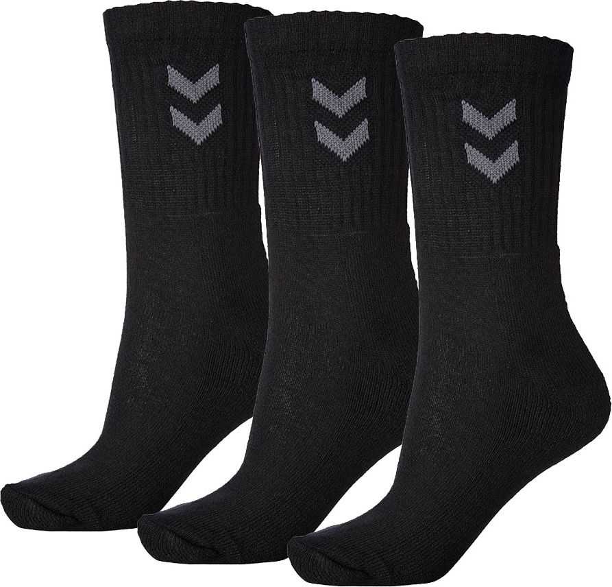 Kojinės Hummel Crew Socks Basic 3-pack juoda 022030-2001 (36-40)