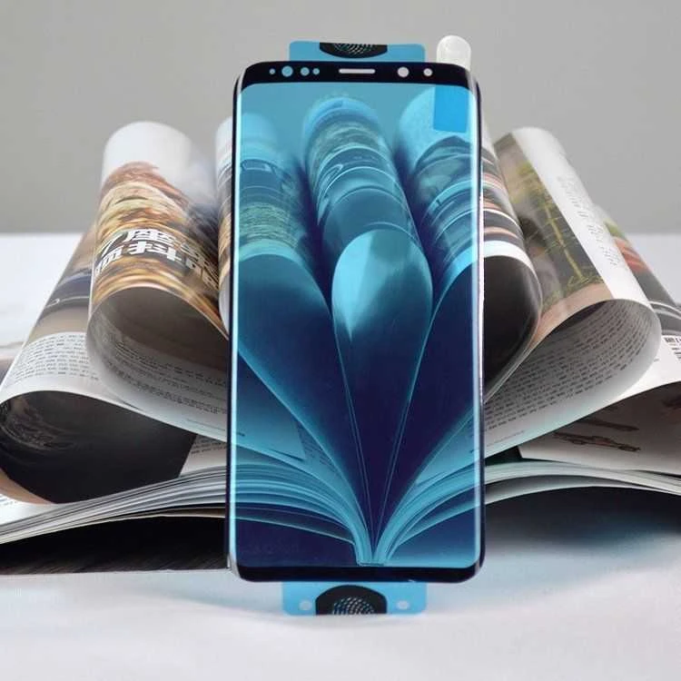 Hurtel Folia szklana grūdintas stiklas na ekran su ramką Samsung Galaxy S21+ 5G 3D Edge Nano Flexi Glass juoda