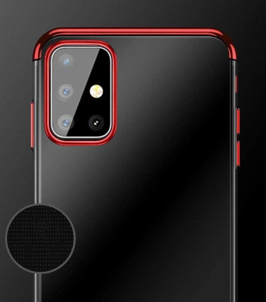 Hurtel skaidrus TPU dėklas skirtas Samsung Galaxy A72 4G, mėlynas