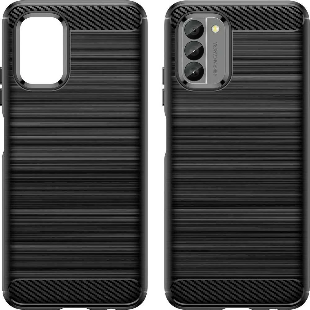 Hurtel Carbon dėklas skirtas NOKIA G400, juodas