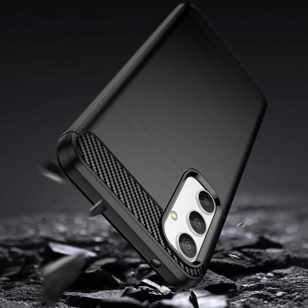 Hurtel Carbon dėklas skirtas Realme 10 Pro, juodas