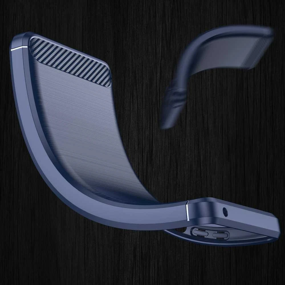 Hurtel Carbon dėklas skirtas Samsung Galaxy S23 +, mėlynas