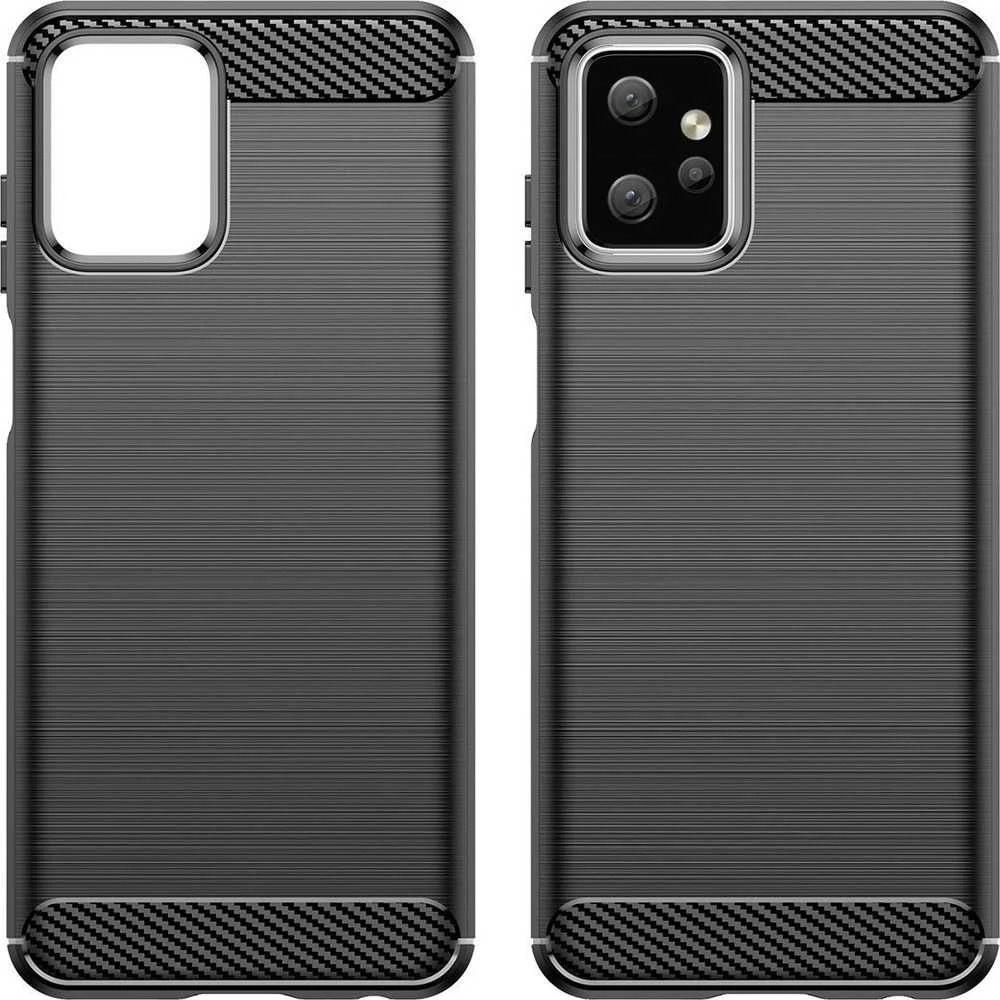Hurtel Carbon Motorola Moto G Power 2023 flexible silikoninis carbon dėklas telefonui juodos spalvos