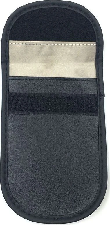 Hurtel Dėklas automobilio rakteliai nuo vagysčių Faraday narvas 14x10cm juoda