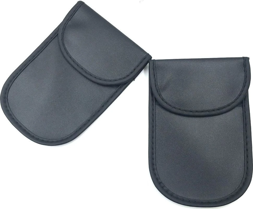 Hurtel Dėklas automobilio rakteliai nuo vagysčių Faraday narvas 14x10cm juoda
