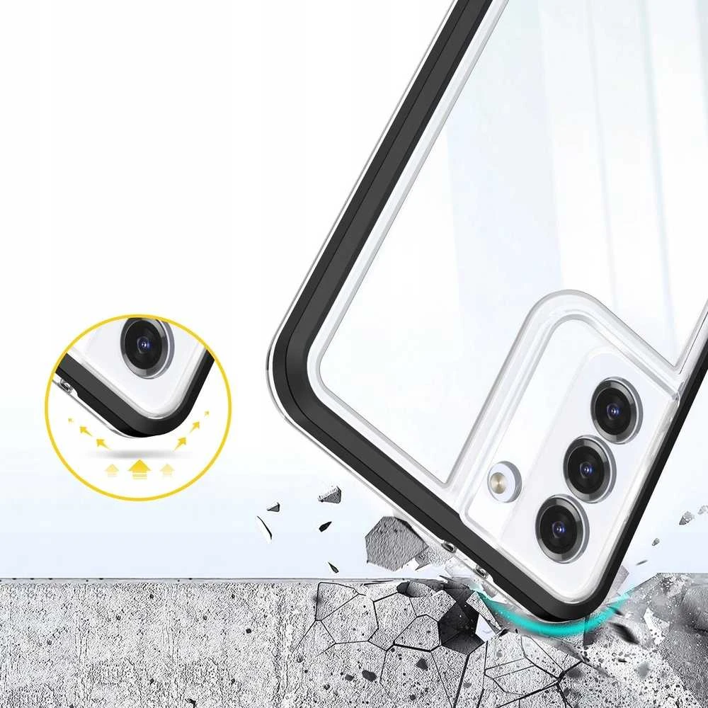 Hurtel Clear dėklas skirtas Samsung Galaxy S23 +, juodas