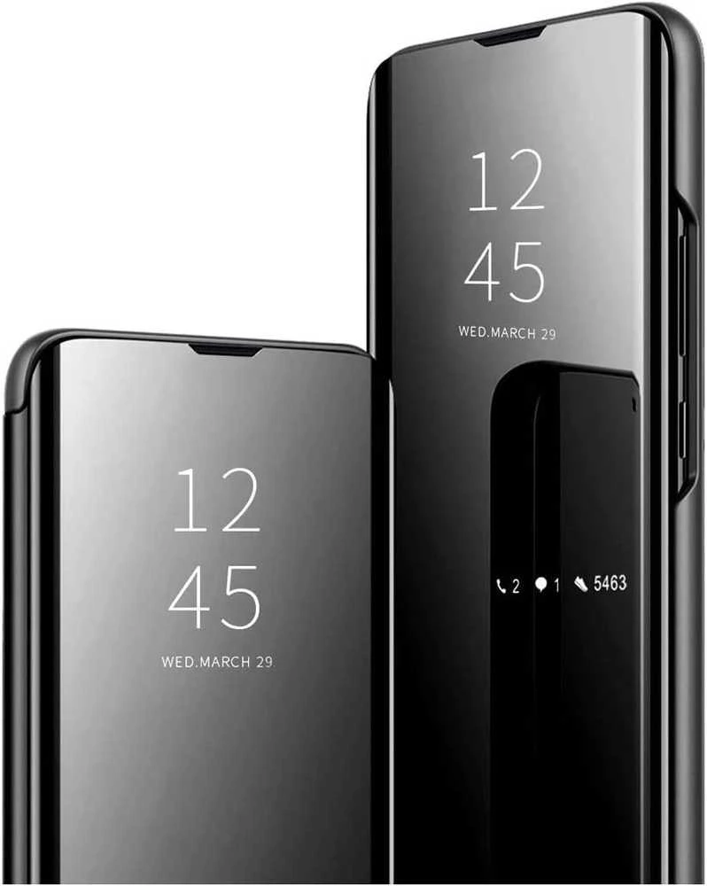 Hurtel Clear View Samsung Galaxy S25 dėklas telefonui juodos spalvos