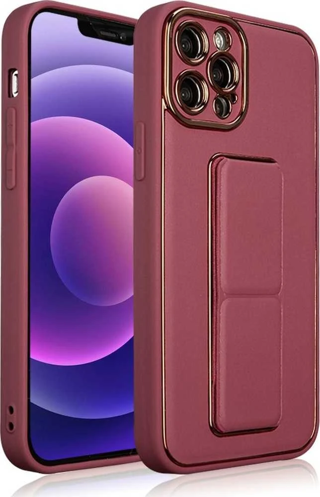 Hurtel New Kickstand dėklas skirtas iPhone 12 Pro, raudonas