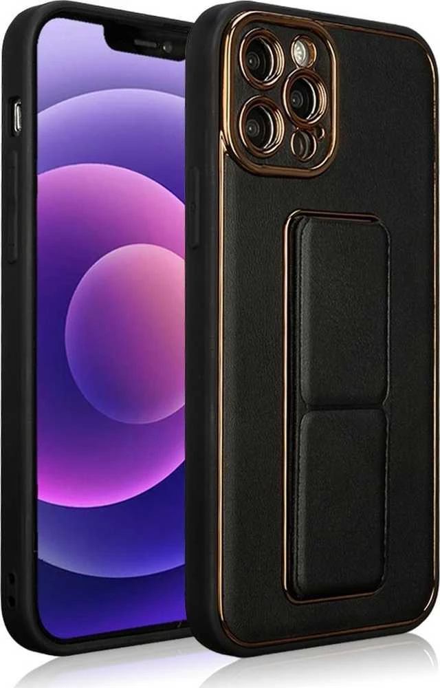 Hurtel New Kickstand dėklas skirtas iPhone 13 Pro, juodas