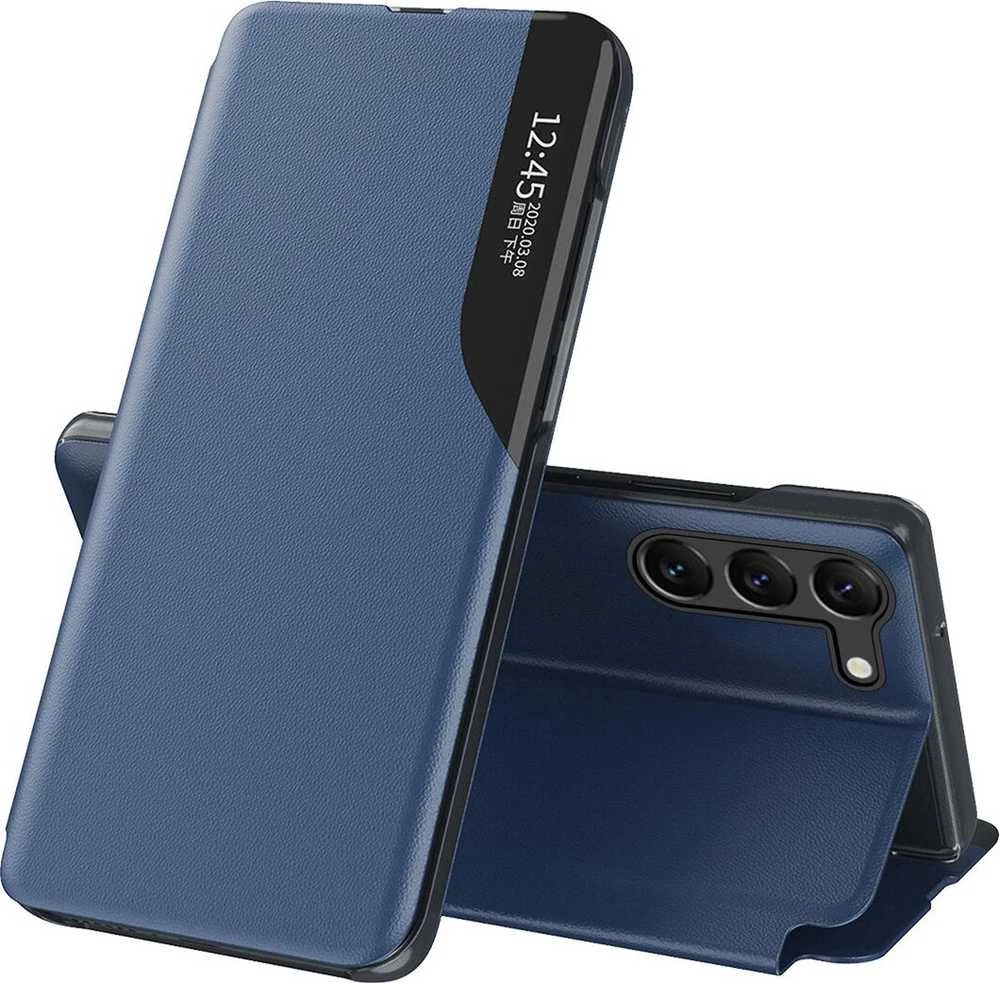 Hurtel Eco Leather View Xiaomi POCO C65 / Redmi 13C atverčiamas – dėklas telefonui mėlynos spalvos