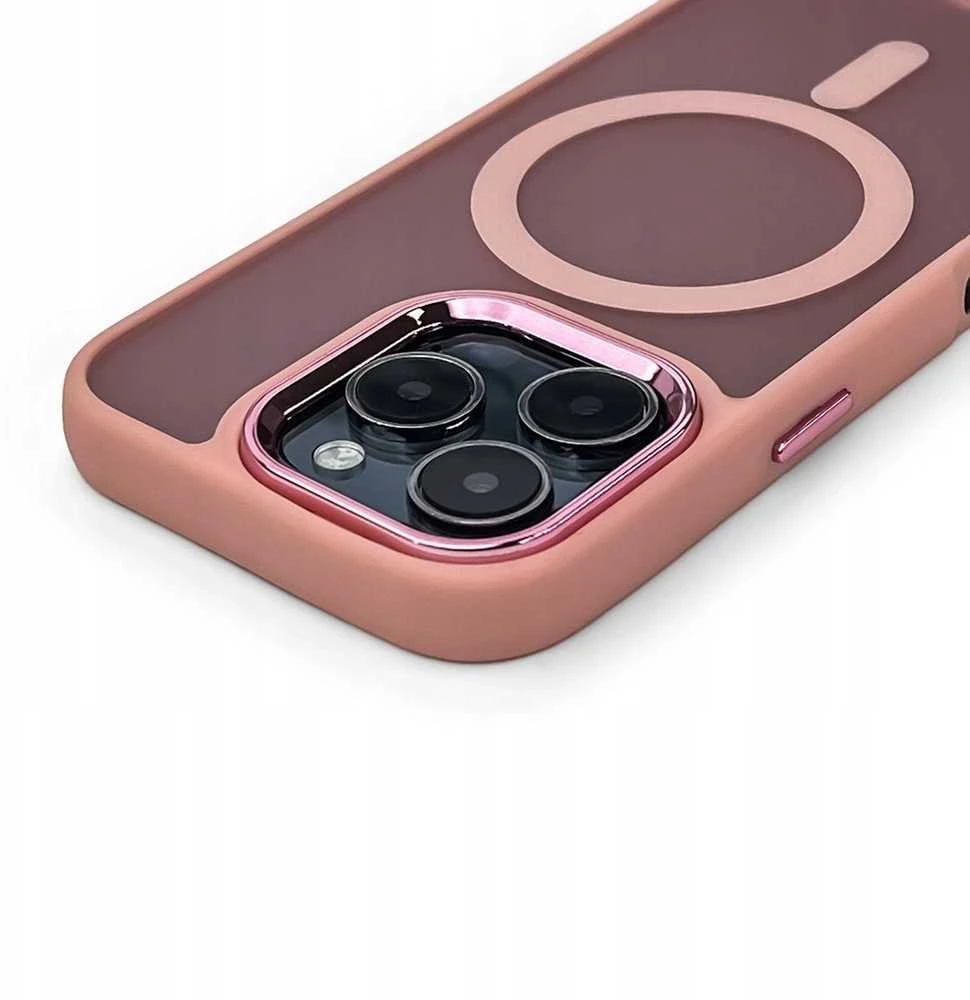 Hurtel Fashion dėklas su MagSafe skirtas Apple iPhone 16e – rožinės spalvos