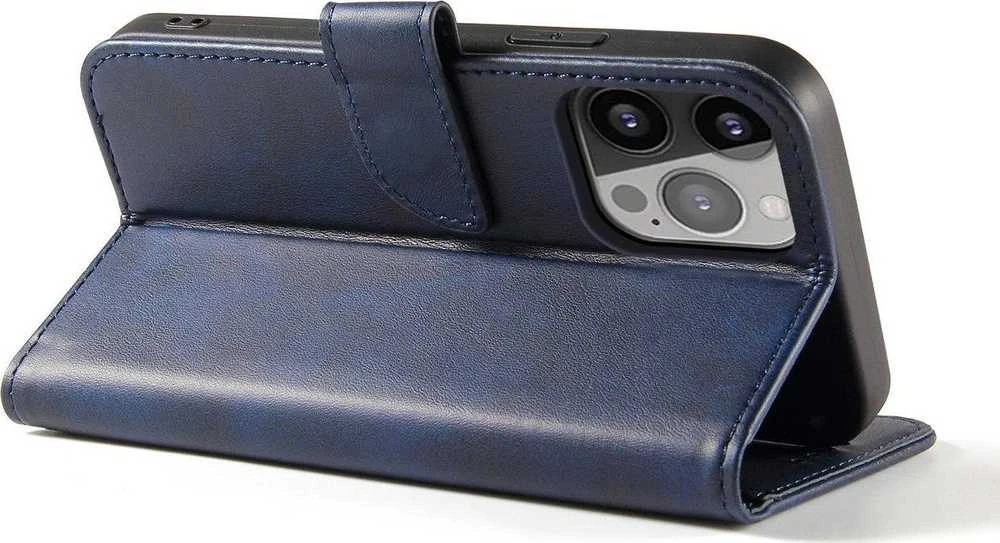 Hurtel Dėklas etui su klapką i portfelem do Samsung S24 Plus Magnet Case mėlyna