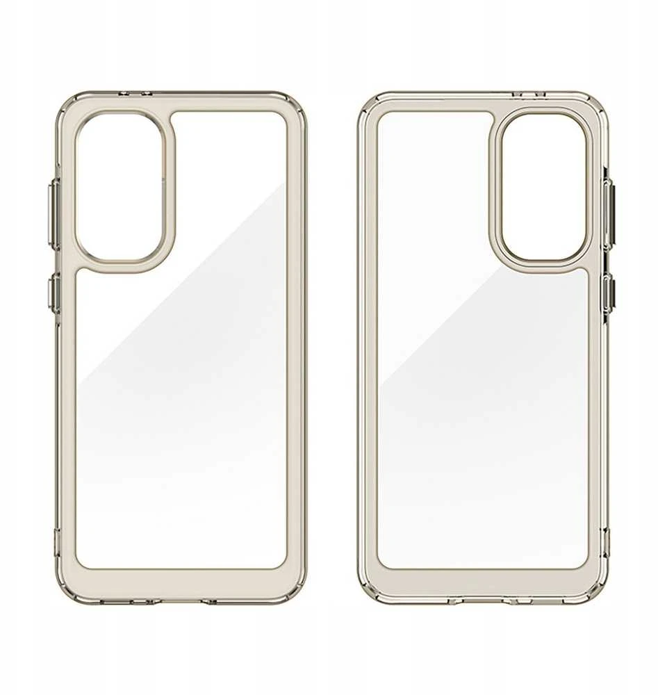 Hurtel Outer Space Samsung Galaxy A36 Cover with Flexible Frame – Semi-dėklas telefonui skaidrus, dėklas telefonui juodos spalvos