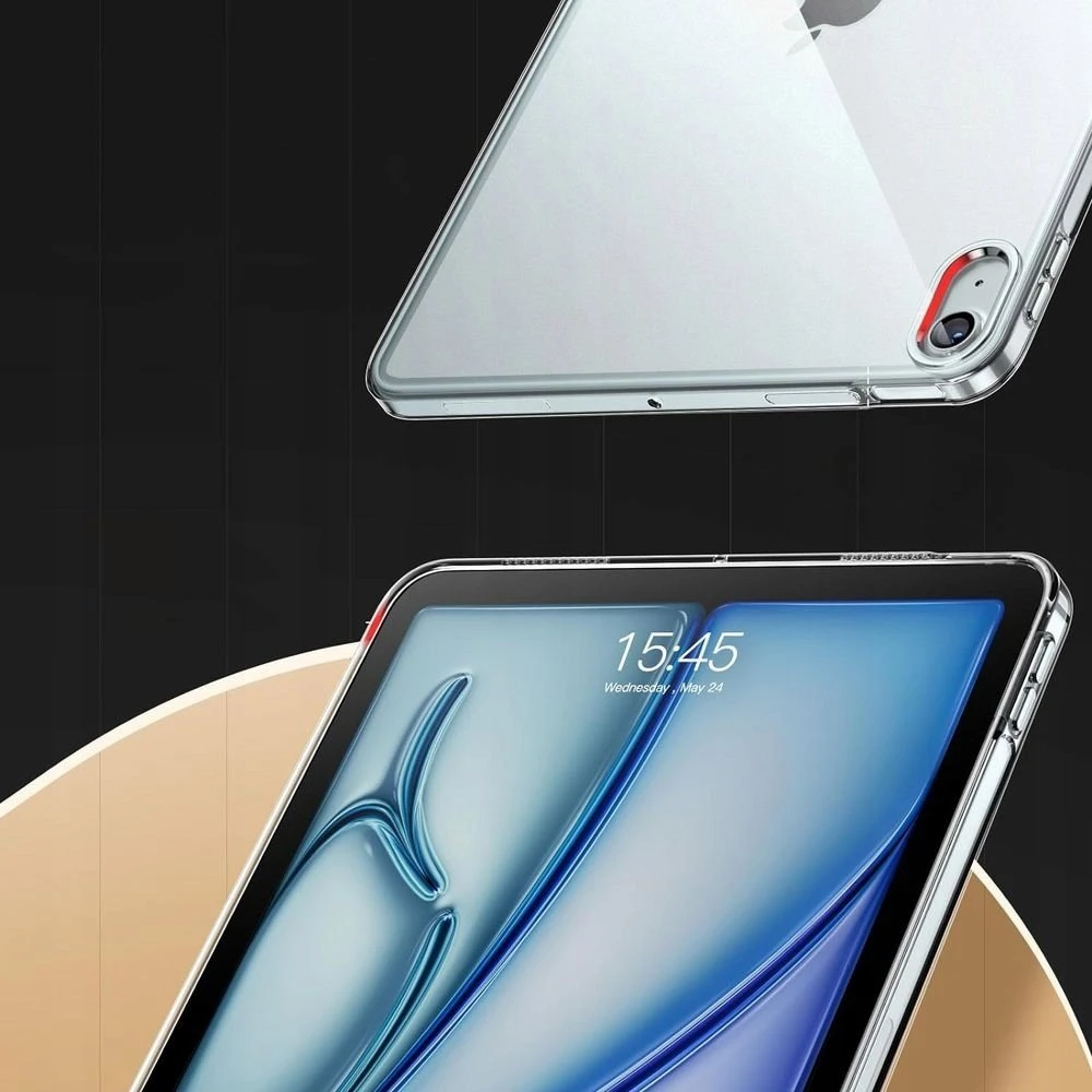 Hurtel Slim Apple iPad Air 13” 2024 / 12.9” 2022 – dėklas planšetiniam kompiuteriui skaidrus