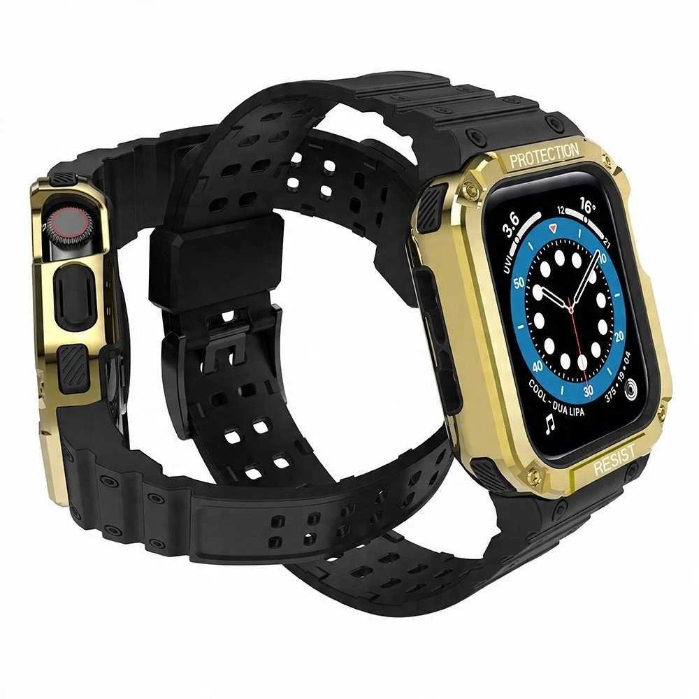 Išmaniojo laikrodžio Apple SE/7 silikoninis Hurtel dirželis, Juodos spalvos, 38/40/41mm
