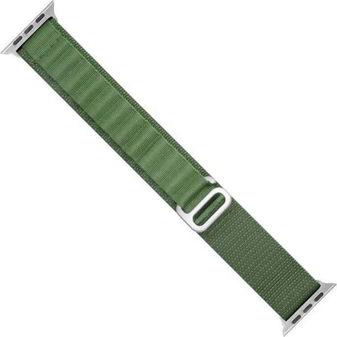 Hurtel Dirželis ze stalową sprzączką Alpine do Apple Watch 38 / 40 / 41 mm žalia