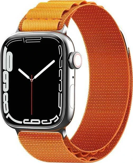Hurtel Dirželis ze stalową sprzączką Alpine do Apple Watch 38 / 40 / 41 mm oranžinė
