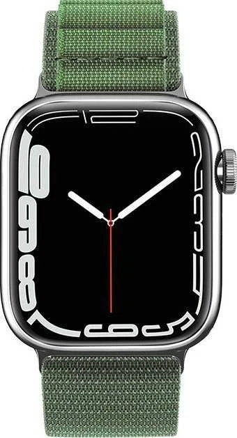 Hurtel Dirželis ze stalową sprzączką Alpine do Apple Watch 38 / 40 / 41 mm žalia